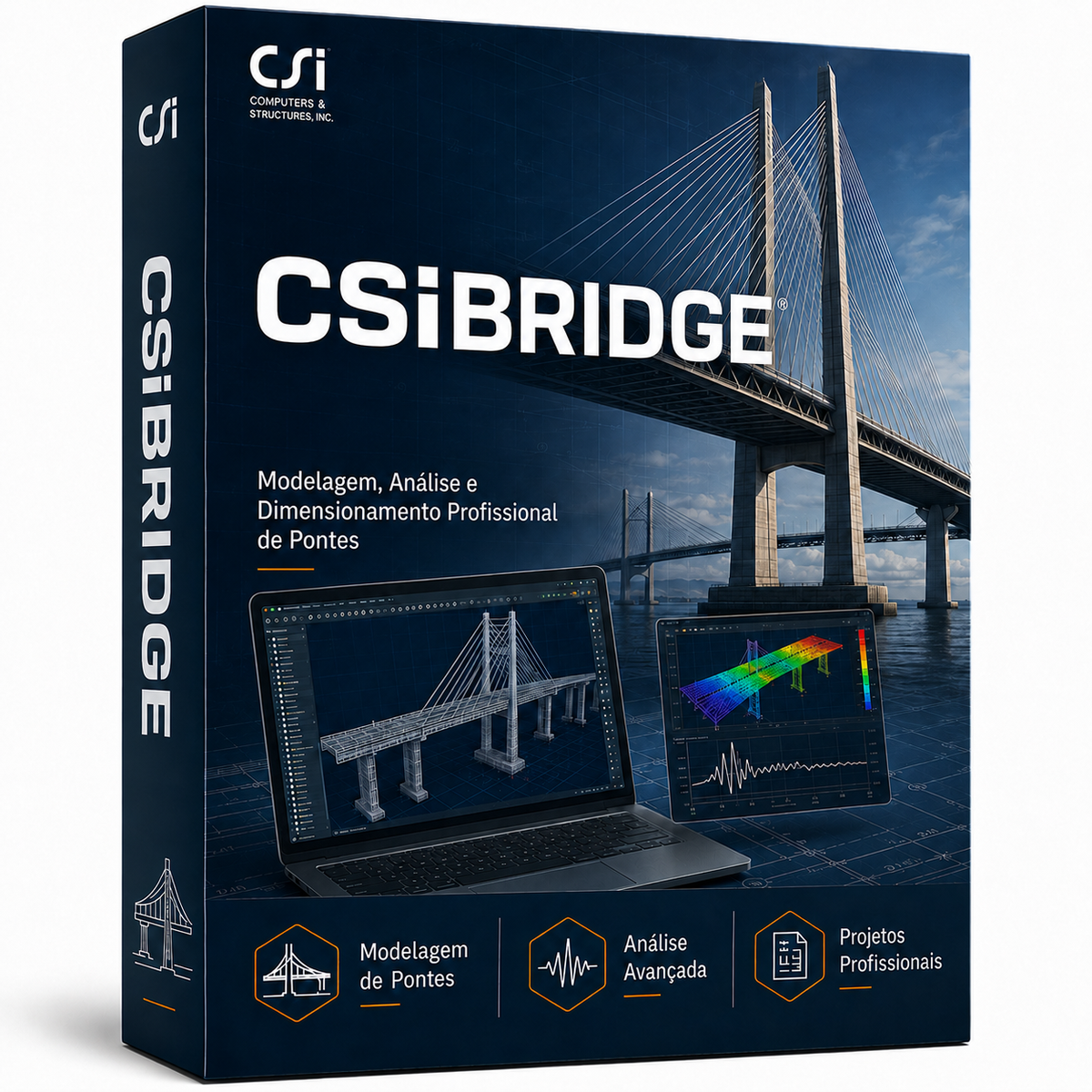 CSi Bridge – Modelagem, Análise e Dimensionamento Profissional de Pontes