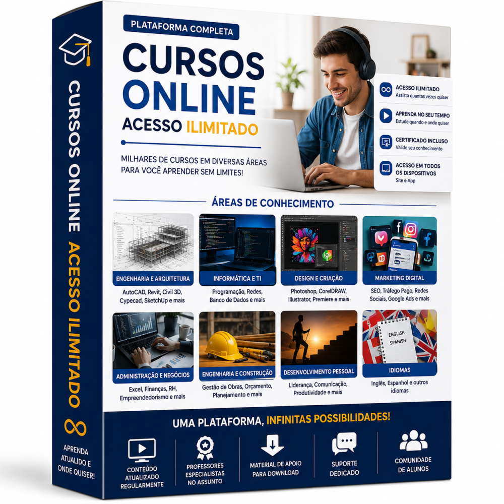 Cursos Online com Acesso Ilimitado