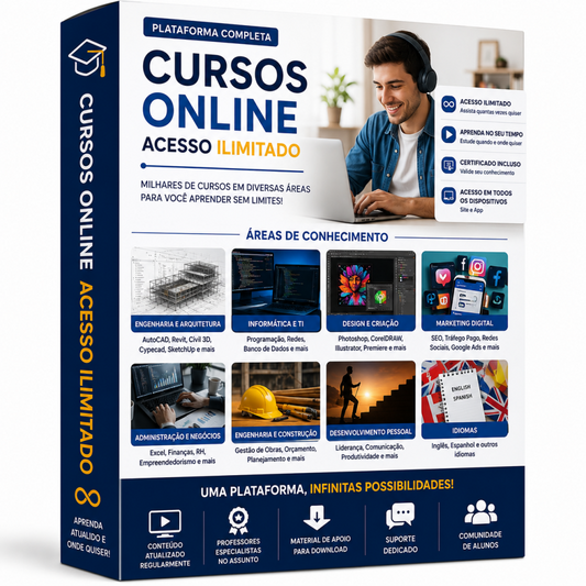 Cursos Online com Acesso Ilimitado